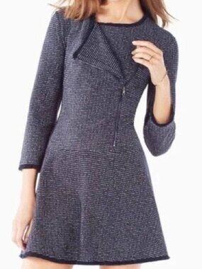 BCBG Linza knit jacquard dress